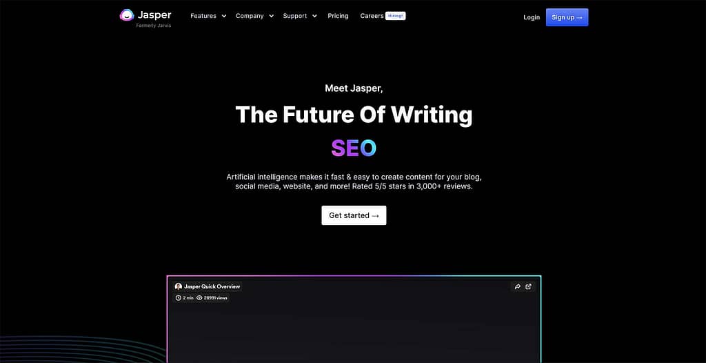 Jasper AI - AI writing generator 